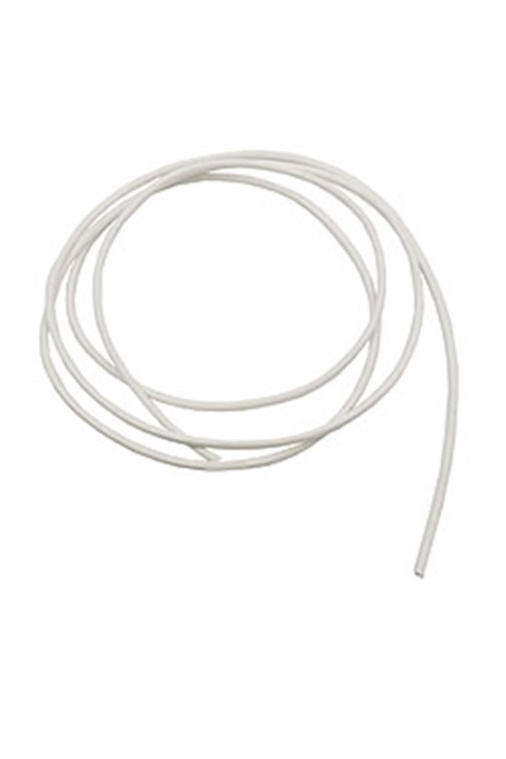 BAND LEATHER WHITE 2MM 100CM