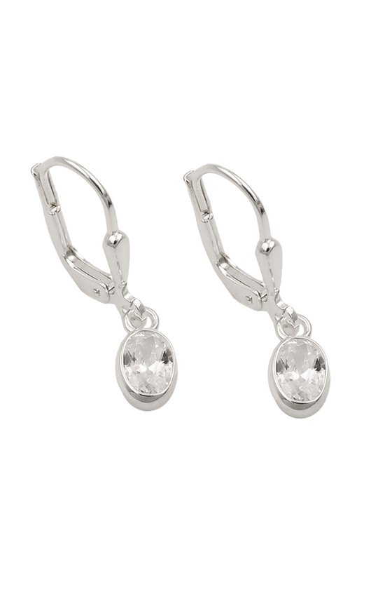LEVERBACK EARRINGS BLUE SILVER 925