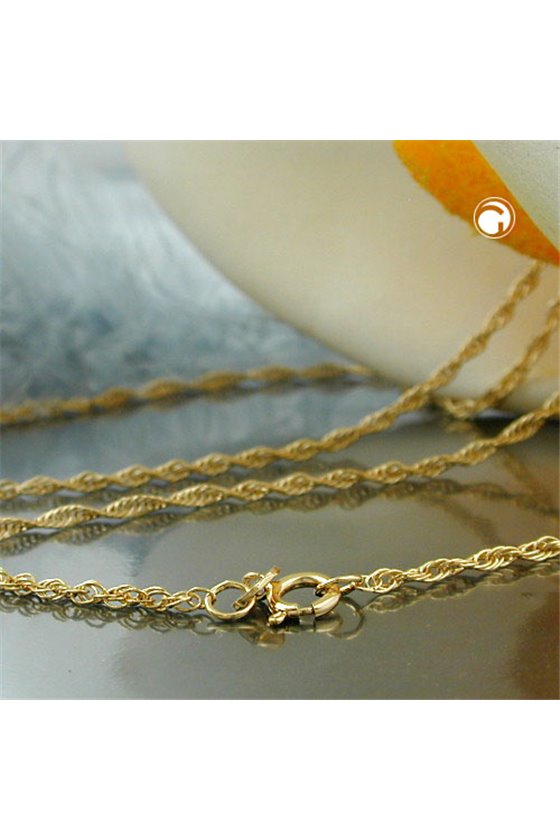 NECKLACE 50CM ANCHOR CHAIN 14K GOLD