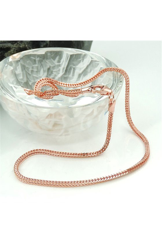NECKLACE FOX TAIL CHAIN SILVER 925