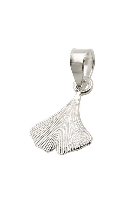 PENDANT GINKGO LEAF SHINY SILVER 925