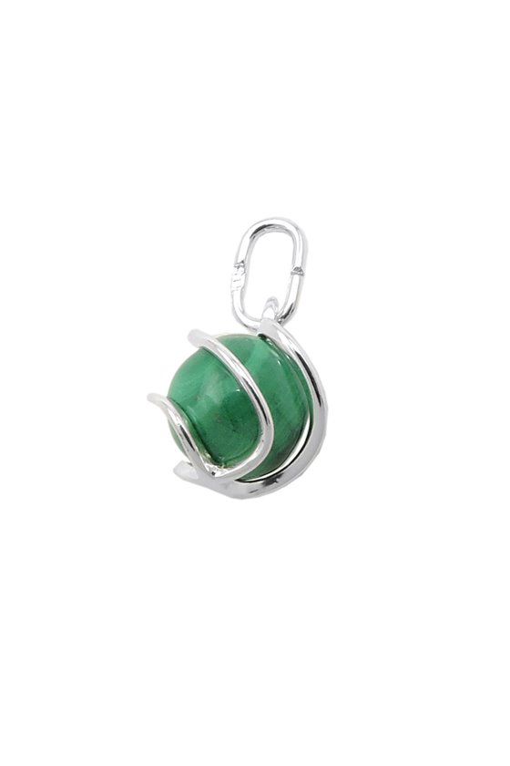 PENDANT WRAPPED MALACHITE SILVER 925