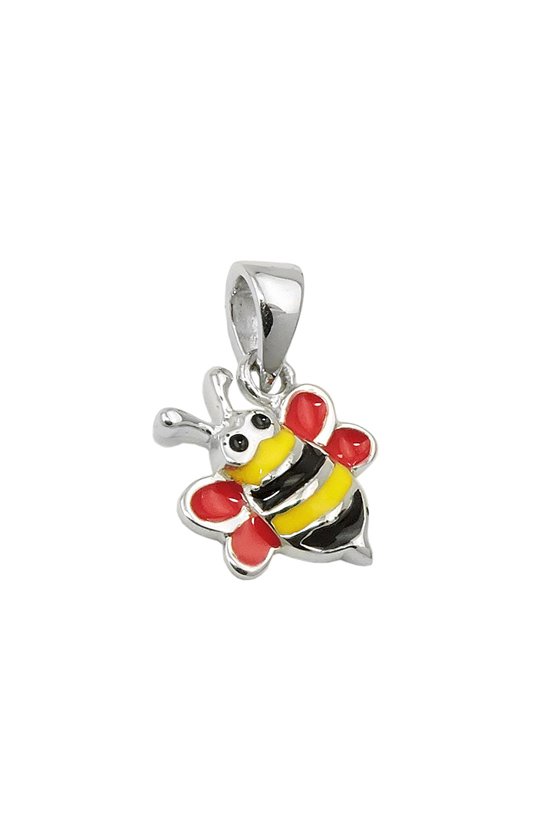 PENDANT BEE MULTI-COLORED SILVER 925