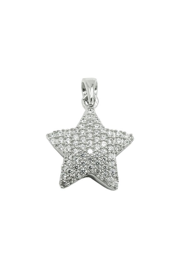 PENDANT STAR MULTI-COLORED SILVER 925