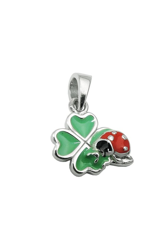 PENDANT CLOVER LEAF BEETLE SILVER 925