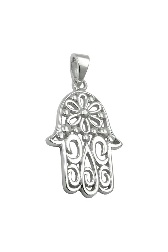 PENDANT SYMBOL HAND OF FATIMA SILVER 925