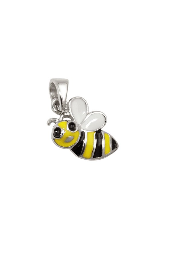 PENDANT BEE MULTI-COLORED SILVER 925
