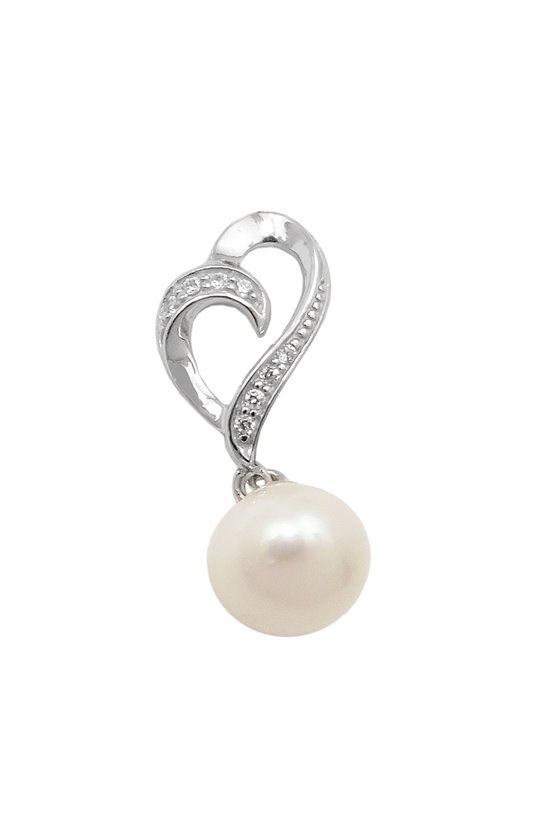 PENDANT PEARL & ZIRCONIA SILVER 925