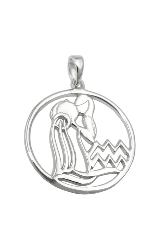 ZODIAC PENDANT AQUARIUS SILVER 925