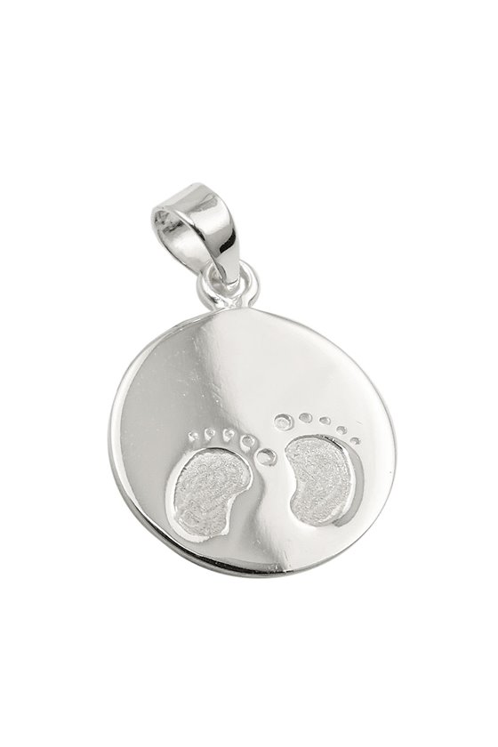 PENDANT LITTLE FOOTS POLISHED SILVER 925