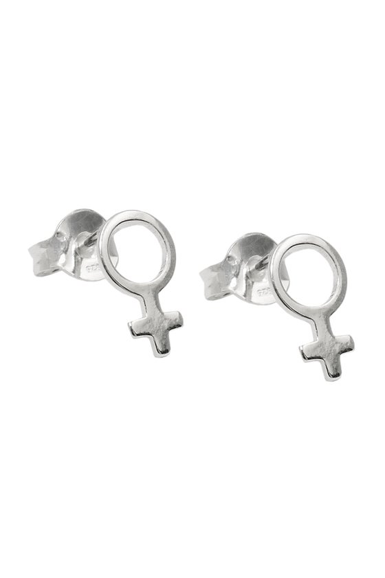 STUD EARRING FEMALE SILVER 925