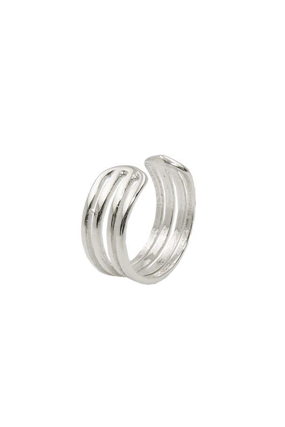EAR CUFFS EARRINGS GROOVE SILVER 925