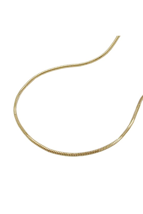 CHAIN SNAKE 5-EDGE 42CM 9K GOLD