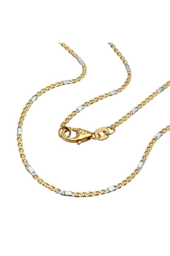 NECKLACE MARINER CHAIN 50CM 14K GOLD