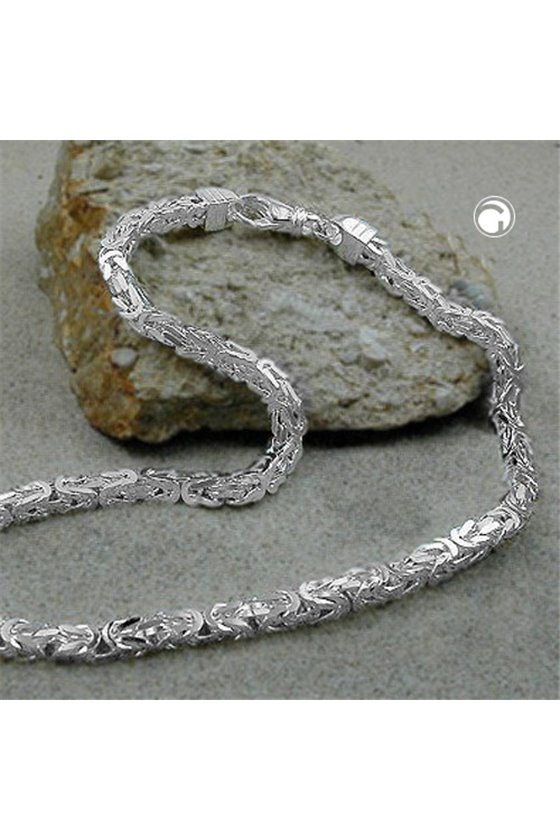 CHAIN BYZANTINE 6MM 70CM SILVER 925