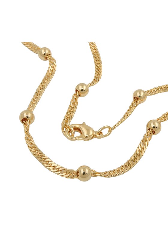 BRACELET SINGAPORE CHAIN GOLD PLATED