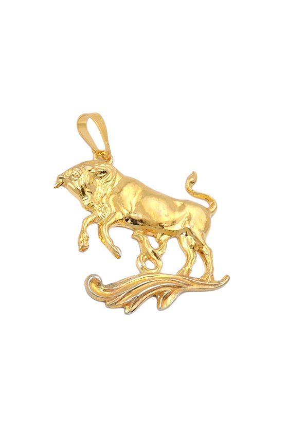 ZODIAC PENDANT TAURUS GOLD PLATED