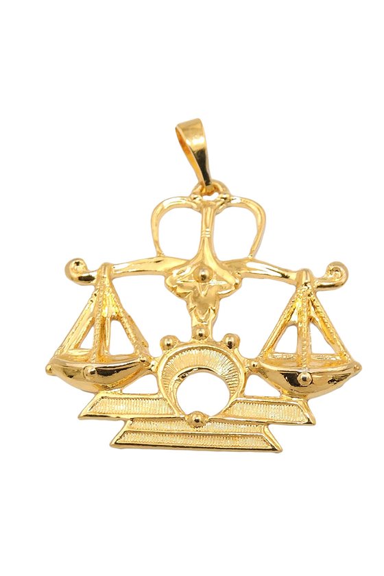 ZODIAC PENDANT LIBRA GOLD PLATED