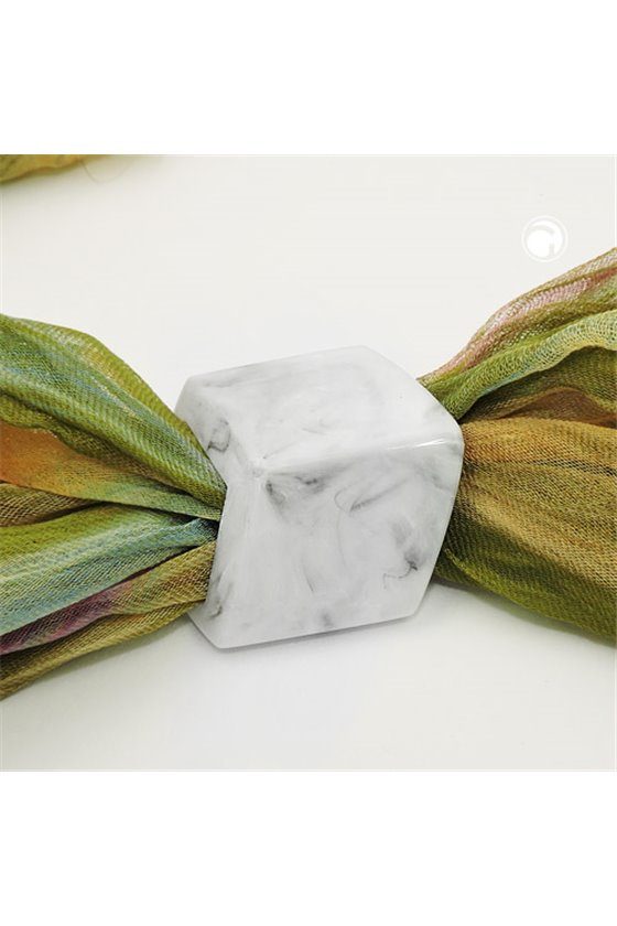 SCARF BEAD SLANTED GRANITE GLOSSY