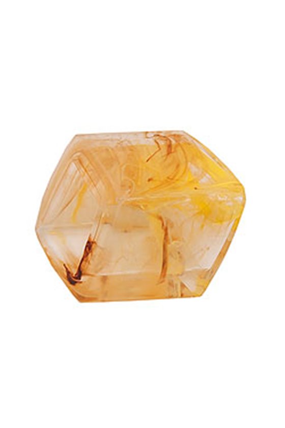 SCARF BEAD HEXAGON BEIGE