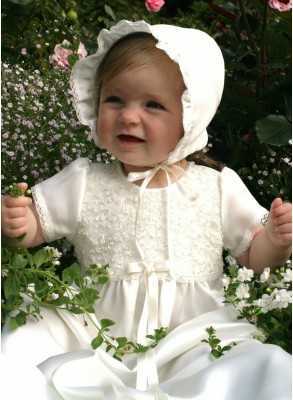 Cute Christening gown with and bonnet 