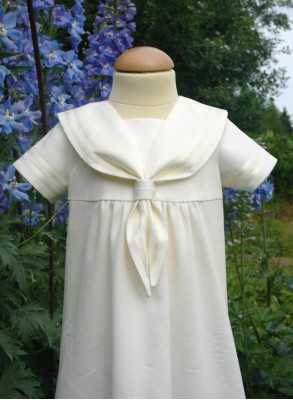 Off white Christening gown for boys 