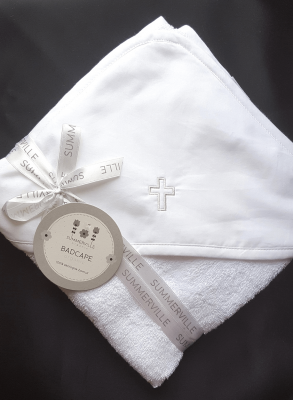 Handduk med broderat Ortodox kors