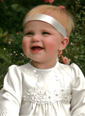 Headband with gold cross for Orthodox baptism - Grace of Sweden