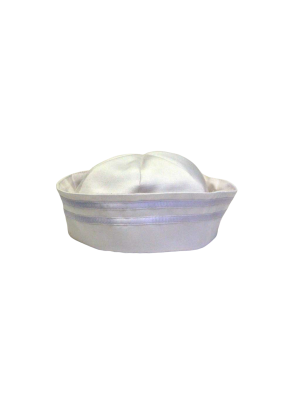 White Sailorhat for our Sailorsuit - Baptism bonnet - Grace of Sweden design
