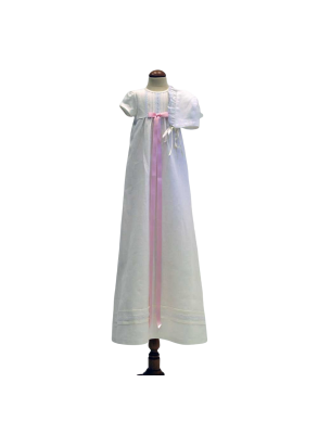long Christening gown linen
