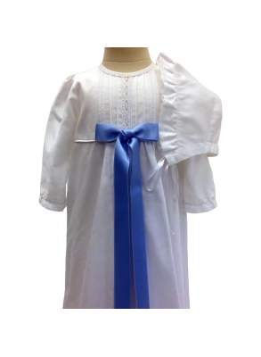 White cotton Christening gown for boys – Grace of sweden