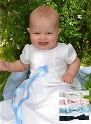 White Christening gown on cute boy